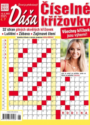 Dáša Číselné křížovky 7/2022