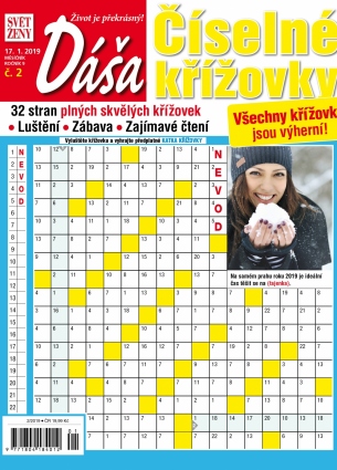 Dáša Číselné křížovky 2/2019