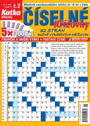 Katka Číselné křížovky 2/2017