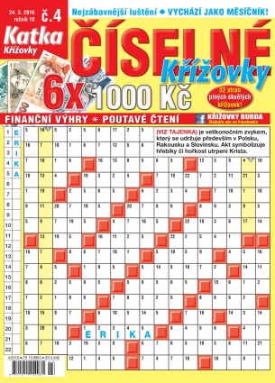 Katka Číselné křížovky 4/2016