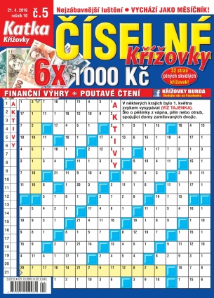 Katka Číselné křížovky 5/2016
