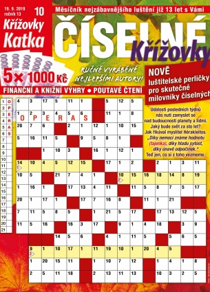 Katka Číselné křížovky 10/2019