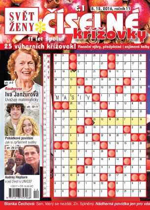 Svět ženy Číselné křížovky 1/2017