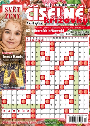 Svět ženy Číselné křížovky 1/2021