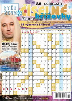 Svět ženy Číselné křížovky 2/2021