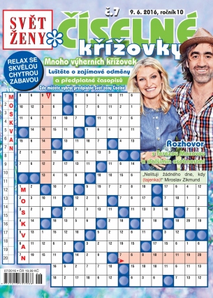 Svět ženy Číselné křížovky 7/2016