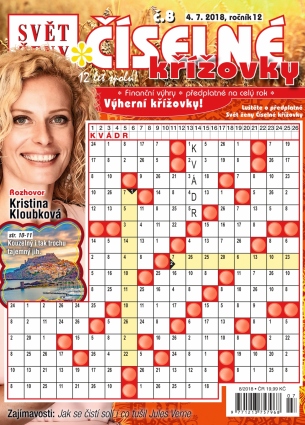 Svět ženy Číselné křížovky 8/2018