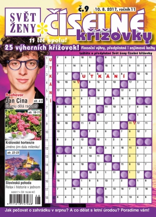 Svět ženy Číselné křížovky 9/2017