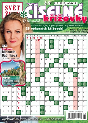 Svět ženy Číselné křížovky 9/2018
