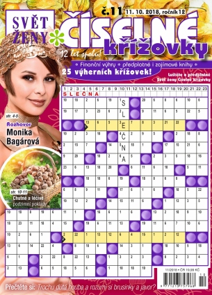 Svět ženy Číselné křížovky 11/2018