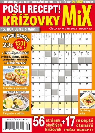 Pošli recept Křížovky MiX 10/2023